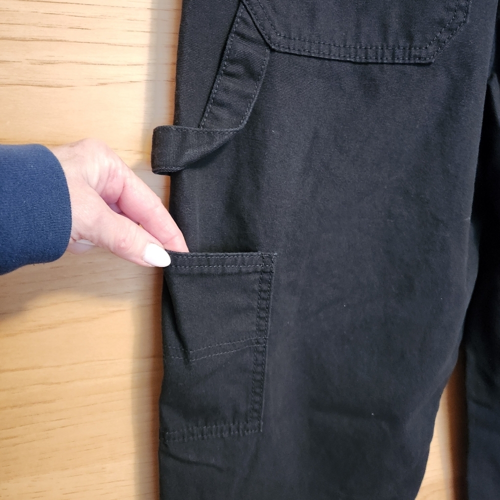 WOMEN'S RVCA BLACK RECESSION CARPENTER PANT SIZE 27 NWOT - Picture 10 of 13